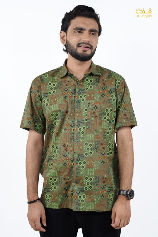 Half sleeve Cotton Printed Shirt