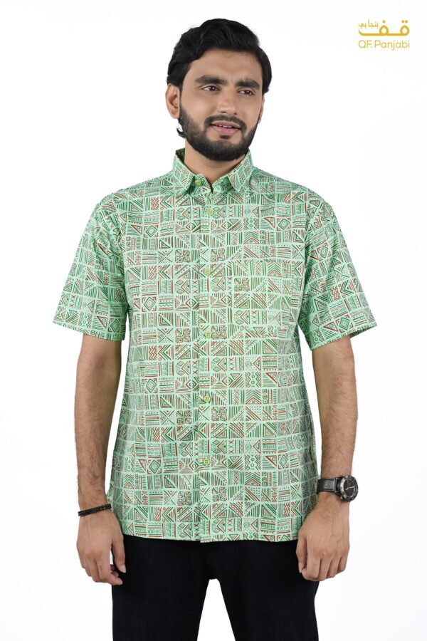 Half sleeve Cotton Printed Shirt
