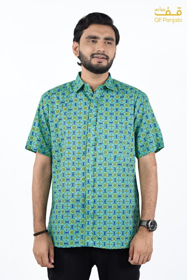 Half sleeve Cotton Printed Shirt