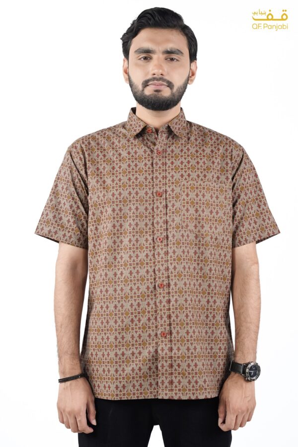 Half sleeve Cotton Printed Shirt